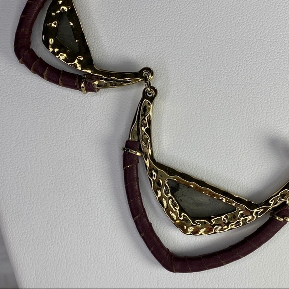 86 YORK Josie mixed media collar necklace - Picture 4 of 9